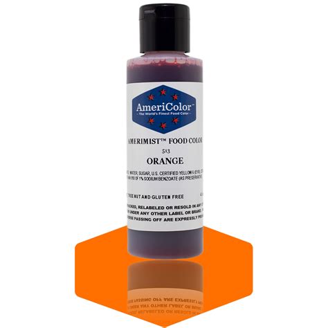 AmeriColor, Orange, 4.5 Ounce, AmeriMist Airbrush Food Coloring | Michaels