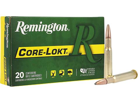 Remington Core-Lokt 30-40 Krag Ammo 180 Grain Jacketed Soft Point Box