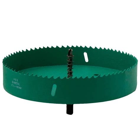 LC 190Mm/7.5 Inch Hole Saw with Heavy Duty Arbor,Bi-Metal Hole Saw ...