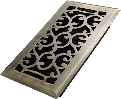 Howeall 4x8 Inches Heavy Duty Walkable Floor Register - Easy Adjust Air ...