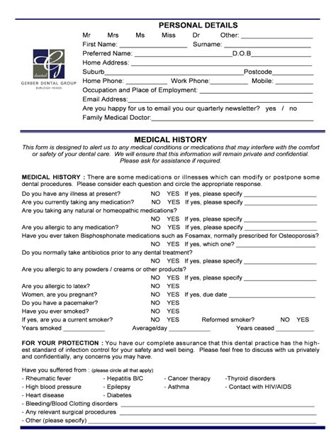 Fillable Online New Patient Registration Form Template - RMIT Fax Email ...