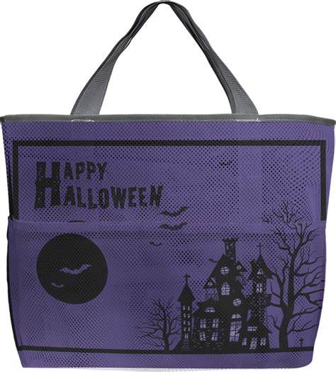 Buy Waterproof Mesh Beach Bag Halloween Horror Castle Moon Sandproof ...