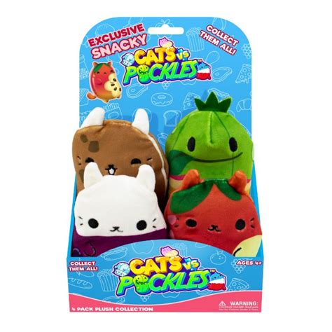 Cats Vs Pickles 4 Pack Assorted | Toy Brands L-Z | Casey's Toys