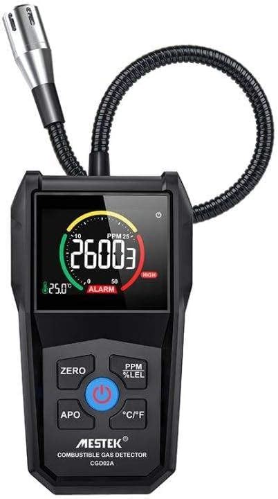 Gas Leak Detector Portable Flammable Gas Sniffer Combustible Gas Leak ...