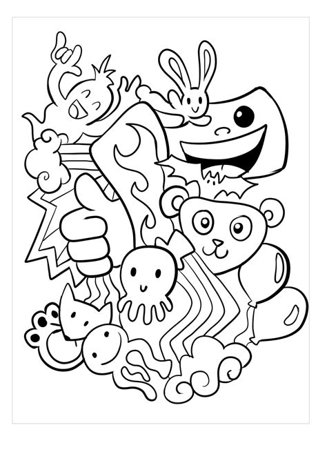 Doodle Coloring Pages