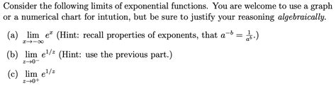 Solved Exponential Limits Problems 的图像结果