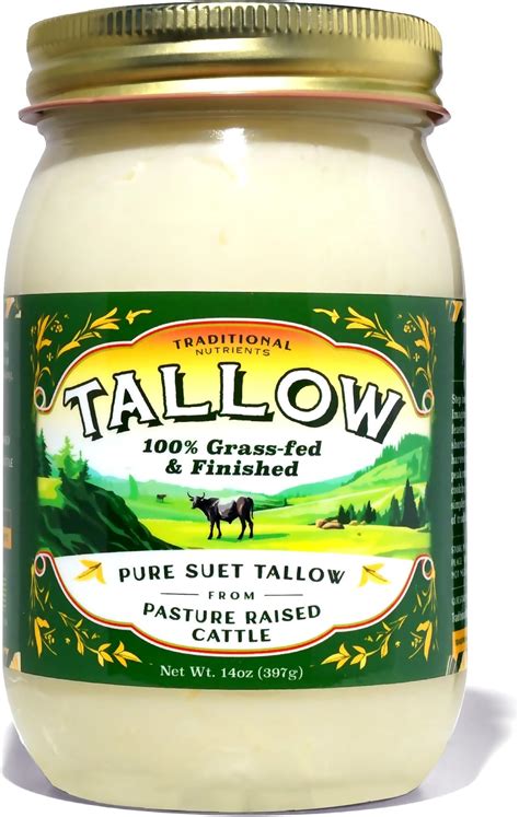 Amazon.com : Brandt Beef Tallow - 64oz Tub - 100% Pure Beef Tallow for ...