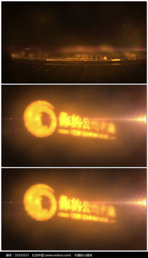 金色光点logo演绎视频模板图片_其它_编号10320323_红动中国