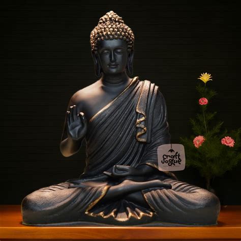 Buy CRAFTVOGUE Decorative Buddha Idol for Home Decor | 2 Feet Matte ...