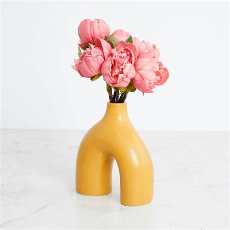 Buy Splendid Ceramic Narrow Vase from Home Centre at just INR 899.0