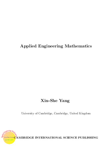 Image result for Applied Engineering Mathematics