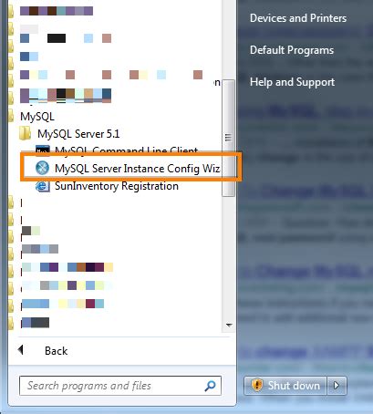 Image result for MySQL Server Instance Config Wizard