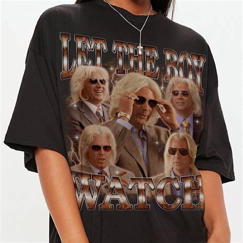 Ashley Schaeffer Let the Boy Watch Homage Shirt, Retro 90s Will Ferrell ...