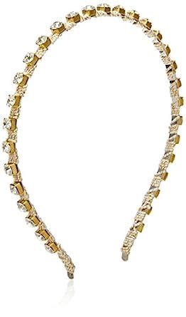 The Trunk Label Women's Headband (PTSUB-100460_Gold_One Size) : Amazon ...