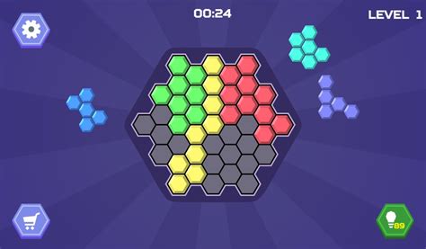 Hex Blocks Puzzle on iOS and Android