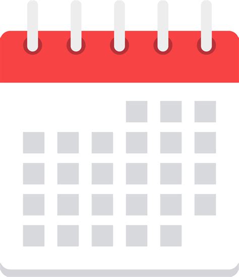 Calendar icon clipart design illustration 9385433 PNG