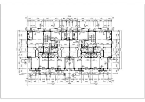泉州市某高档小区内部6层住宅楼建筑设计CAD图纸_住宅小区_土木在线