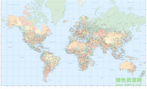 世界地图高清30亿像素下载-世界地图高清30亿像素地形图下载可放大版-绿色资源网