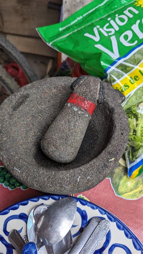 Molcajete (Mexican mortar and "pestle") : r/mildlypenis