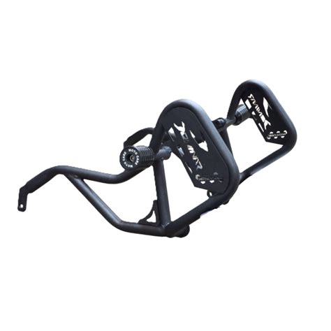 Type 2 - Crash Guard With Dual Sliders For Dominar 250/400 | Motocare