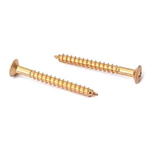 THE STYLE SUTRA 4 Pcs Golden Bridge Plate Mounting Screws Bolts For ...