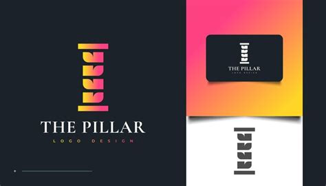 Colorful pillar logo design suitable for law firm, university, attorney ...