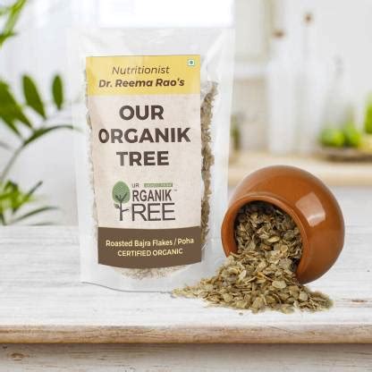 Our Organik Tree Organic Roasted Bajra Flakes | Poha | Pearl Millet ...