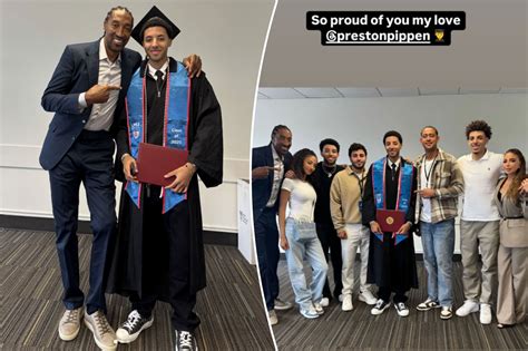 Scottie and Larsa Pippen celebrate son Preston’s college graduation