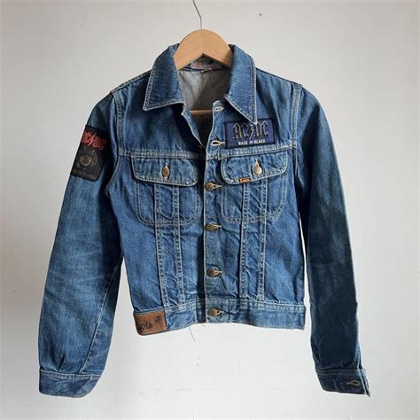 70s 80s Vintage Lois Type 101 Lee Rider Worn Faded Blue Denim Patched ...