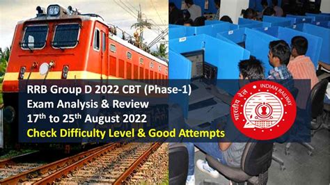 RRB Group D 2022 Exam Analysis (18th & 17th August All Shifts): CBT ...