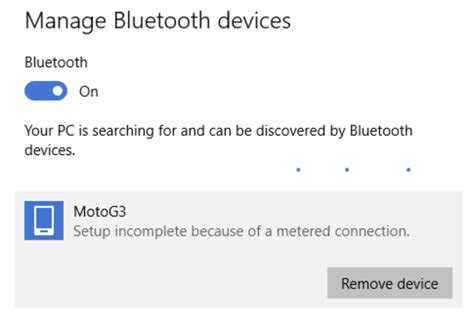 Setup Incomplete Because of Metered Connection 的图像结果