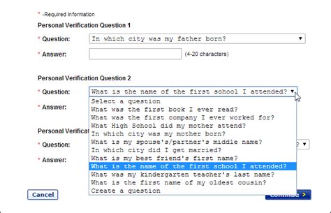 Image result for Popular Security Questions