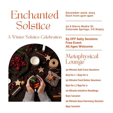 Enchanted Solstice - A Winter Solstice Celebration, Salt Vault Wellness ...