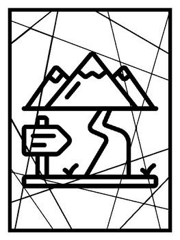 Hiking Activities and Decor Kit, Decor, Coloring, Craft and Writing ...