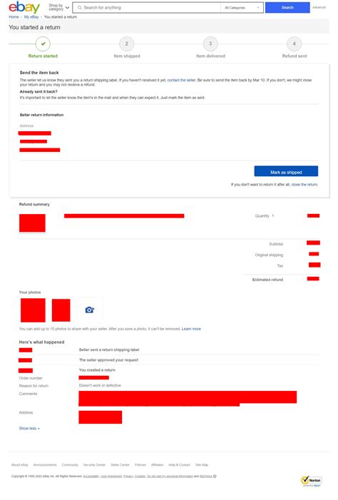 Image result for eBay Return Label Print