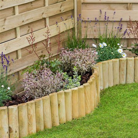 Zest Pressure Treated Log Roll 180cm x 15cm - Ruxley Manor