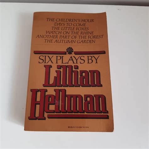Livro - Six Plays by Lillian Hellman | Shopee Brasil