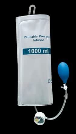 RESUSCITATIONS Pressure Bag 1000ml Silicone Dial | REUSABLE | Medical ...