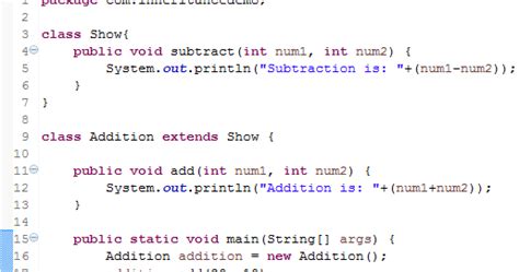 Image result for Inheritance in Java Simple Program