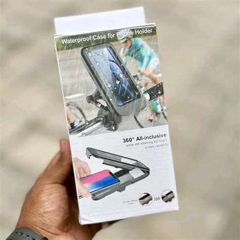 Waterproof 360° Rotating Bike & Motorcycle Phone Holder with ...