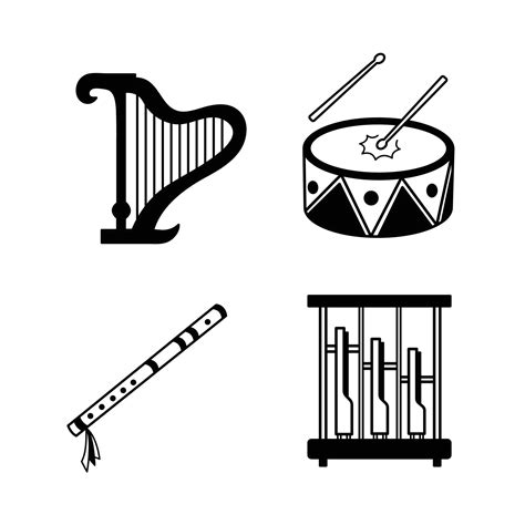 Musical Instruments Drawing 的图像结果