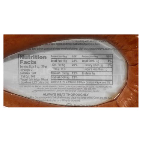 Kielbasa Sausage Hillshire Farms at Hannah Belisario blog