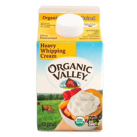 Get Organic Valley Heavy Whipping Cream Half Pint 16 oz Delivered ...