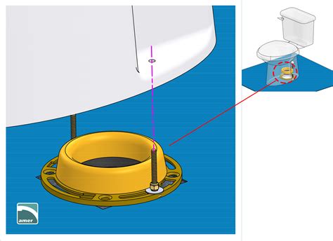 Replace Toilet Flange Installation How To Install A Toilet | ACE Tips