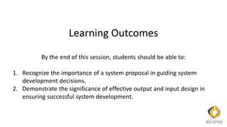 Developing a System Proposal 的图像结果