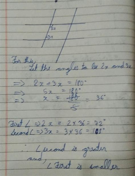 if two interior angle on same side of transversal intersecting two ...