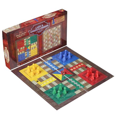 Paramhans Creation Ludo And Snake And Ladder Deluxe Board Game ...
