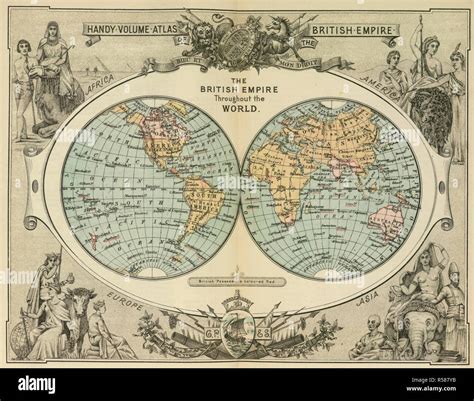 British empire map 19th century hi-res stock photography and images - Alamy