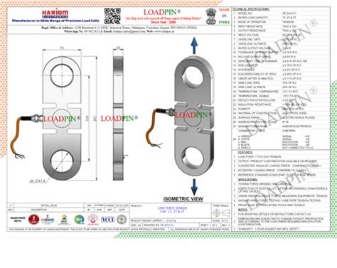 Tension Control Load Cell - Tension Sensor Manufacturer from Vadodara