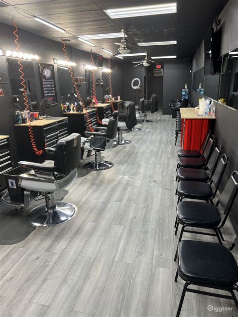 Modern BARBER SHOP | Rent this location on Giggster